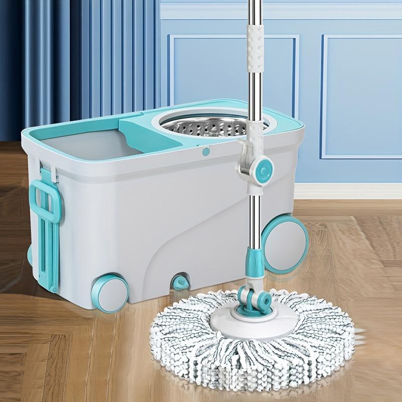 Automatic Rotation Magic Mop Bucket, Bus Style Floor Cleaning Mop, Microfiber Mop Bucket Cleaning Set Automatic Rotation Magic Mop Bucket, Bus Style Floor Cleaning Mop, Microfiber Mop Bucket Cleaning Set